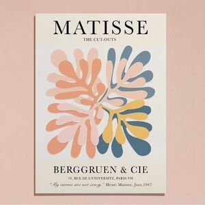 Matisse The Cut-Outs Art Print on Canvas